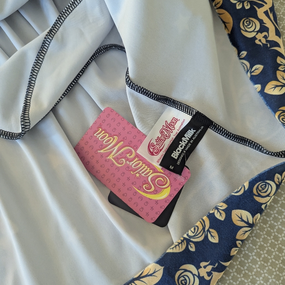 Blue Moon & Stars Long Sleeve Fit-and-Flare Dress - Picture 3 of 3